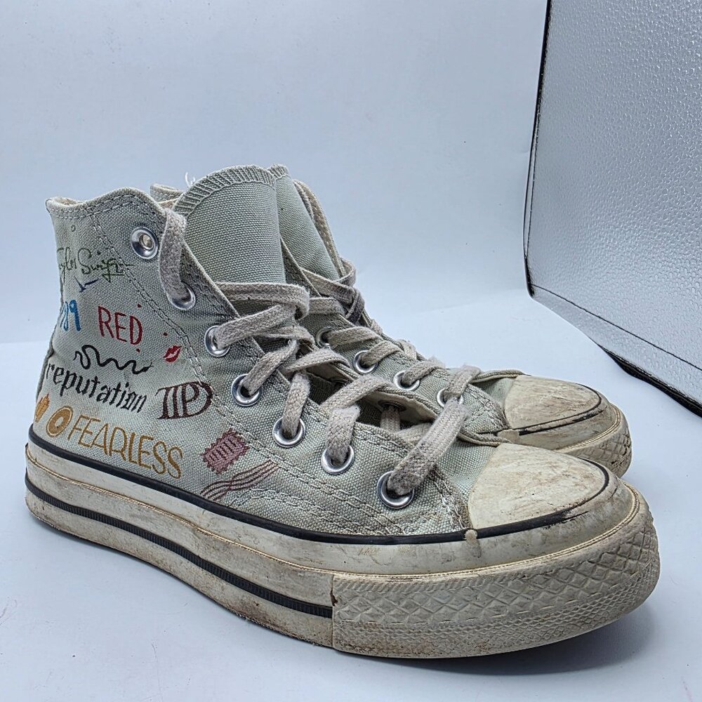 Converse x Taylor Swift Eras Tour Womens Size 5.5 Sneaker Shoes Casual